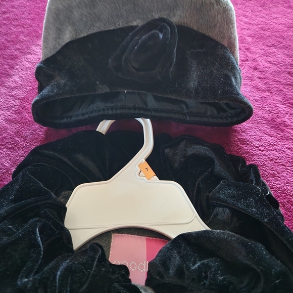 Girls Goodlad Gray Coat with Black Accents - Picture 5 of 7